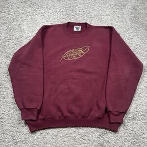 Lee Vintage FSU Seminoles Crewneck Sweatshirt Florida State Embroidered Logo XL